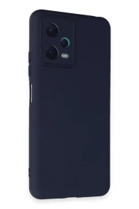 Xiaomi Redmi Note 12 5G Kılıf Nano içi Kadife Silikon - Lacivert