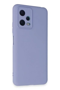 Xiaomi Redmi Note 12 5G Kılıf Nano içi Kadife Silikon - Lila