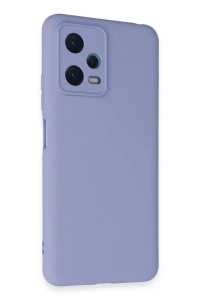 Xiaomi Redmi Note 12 5G Kılıf Nano içi Kadife Silikon - Lila