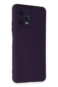 Xiaomi Redmi Note 12 5G Kılıf Nano içi Kadife Silikon - Mor