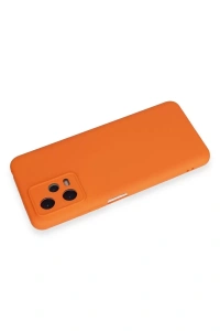 Xiaomi Redmi Note 12 5G Kılıf Nano içi Kadife Silikon - Turuncu