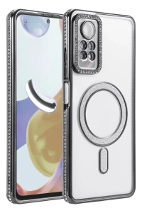 Xiaomi Redmi Note 12 Pro 4G Joke Simli Magneticsafe Kılıf - Siyah