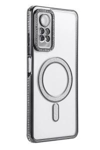 Xiaomi Redmi Note 12 Pro 4G Joke Simli Magneticsafe Kılıf - Siyah