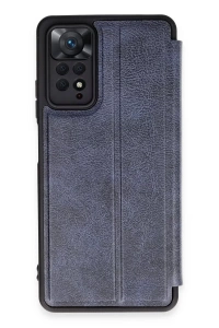 Xiaomi Redmi Note 12 Pro 4G Kılıf Flip Cover - Lacivert