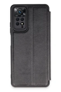 Xiaomi Redmi Note 12 Pro 4G Kılıf Flip Cover - Siyah