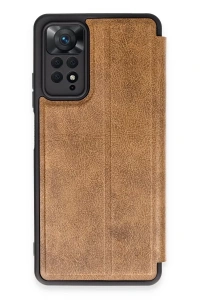 Xiaomi Redmi Note 12 Pro 4G Kılıf Flip Cover - Taba