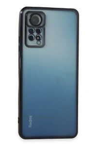Xiaomi Redmi Note 12 Pro 4G Kılıf Lensli Silikon - Siyah