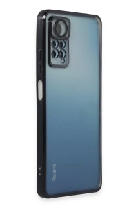 Xiaomi Redmi Note 12 Pro 4G Kılıf Lensli Silikon - Siyah