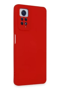 Xiaomi Redmi Note 12 Pro 4G Kılıf Nano içi Kadife Silikon - Kırmızı