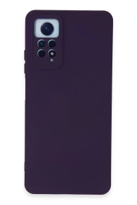 Xiaomi Redmi Note 12 Pro 4G Kılıf Nano içi Kadife Silikon - Mor