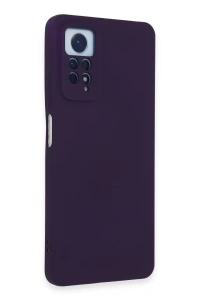 Xiaomi Redmi Note 12 Pro 4G Kılıf Nano içi Kadife Silikon - Mor