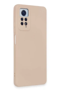Xiaomi Redmi Note 12 Pro 4G Kılıf Nano içi Kadife Silikon - Pudra