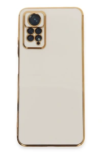 Xiaomi Redmi Note 12 Pro 4G Kılıf Volet Silikon - Beyaz