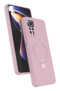 Xiaomi Redmi Note 12 Pro 4G Regal Magsafe Standlı Kapak - Açık Pembe
