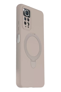 Xiaomi Redmi Note 12 Pro 4G Regal Magsafe Standlı Kapak - Çöl Titanyum