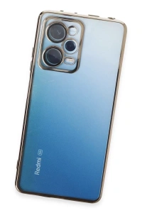 Xiaomi Redmi Note 12 Pro 5G Kılıf Lensli Silikon - Gold