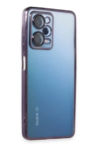 Xiaomi Redmi Note 12 Pro 5G Kılıf Lensli Silikon - Mor