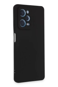 Xiaomi Redmi Note 12 Pro 5G Kılıf Nano içi Kadife Silikon - Siyah