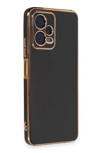Xiaomi Redmi Note 12 Pro 5G Kılıf Volet Silikon - Siyah