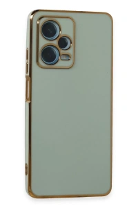 Xiaomi Redmi Note 12 Pro Plus Kılıf Volet Silikon - Açık Yeşil