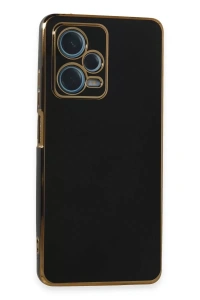 Xiaomi Redmi Note 12 Pro Plus Kılıf Volet Silikon - Siyah