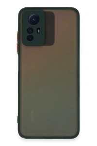 Xiaomi Redmi Note 12S Kılıf Montreal Silikon Kapak - Yeşil