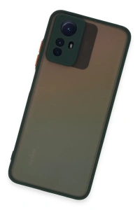 Xiaomi Redmi Note 12S Kılıf Montreal Silikon Kapak - Yeşil