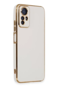 Xiaomi Redmi Note 12S Kılıf Volet Silikon - Beyaz