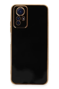 Xiaomi Redmi Note 12S Kılıf Volet Silikon - Siyah