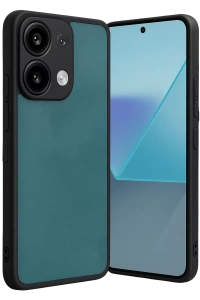 Xiaomi Redmi Note 13 4G Kılıf Aras Deri Kapak - Açık Yeşil