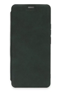 Xiaomi Redmi Note 13 4G Kılıf Flip Cover - Koyu Yeşil