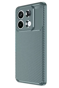 Xiaomi Redmi Note 13 Pro 4G Kılıf Auto Focus Karbon Kapak - Gri