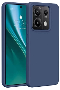 Xiaomi Redmi Note 13 Pro 4G Kılıf First Silikon - Lacivert