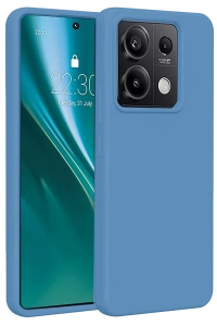 Xiaomi Redmi Note 13 Pro 4G Kılıf First Silikon - Mavi