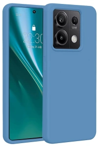 Xiaomi Redmi Note 13 Pro 4G Kılıf First Silikon - Mavi