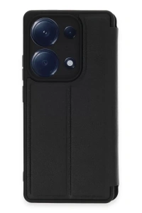 Xiaomi Redmi Note 13 Pro 4G Kılıf Flip Cover - Siyah