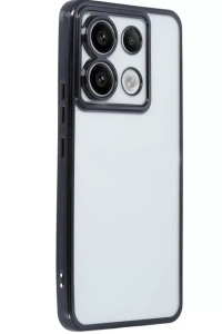 Xiaomi Redmi Note 13 Pro 4G Kılıf Lensli Silikon - Siyah