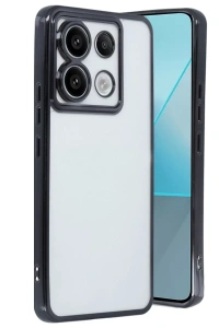 Xiaomi Redmi Note 13 Pro 4G Kılıf Lensli Silikon - Siyah