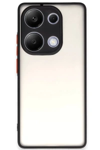 Xiaomi Redmi Note 13 Pro 4G Kılıf Montreal Silikon Kapak - Siyah