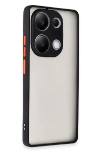 Xiaomi Redmi Note 13 Pro 4G Kılıf Montreal Silikon Kapak - Siyah