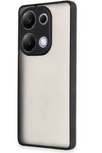 Xiaomi Redmi Note 13 Pro 4G Kılıf Montreal Silikon Kapak - Siyah