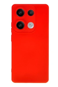 Xiaomi Redmi Note 13 Pro 4G Kılıf Nano içi Kadife Silikon - Kırmızı