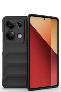 Xiaomi Redmi Note 13 Pro 4G Kılıf Optimum Silikon - Siyah
