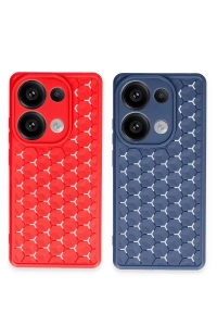 Xiaomi Redmi Note 13 Pro 4G Kılıf Petek Silikon Kapak - Siyah