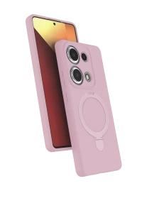 Xiaomi Redmi Note 13 Pro 4G Regal Magsafe Standlı Kapak - Açık Pembe