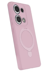 Xiaomi Redmi Note 13 Pro 4G Regal Magsafe Standlı Kapak - Açık Pembe