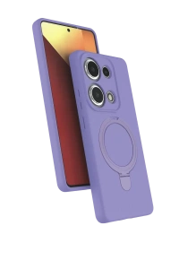Xiaomi Redmi Note 13 Pro 4G Regal Magsafe Standlı Kapak - Lila