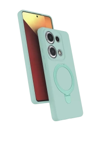 Xiaomi Redmi Note 13 Pro 4G Regal Magsafe Standlı Kapak - Su Yeşili