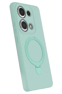 Xiaomi Redmi Note 13 Pro 4G Regal Magsafe Standlı Kapak - Su Yeşili