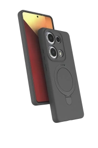 Xiaomi Redmi Note 13 Pro 4G Regal Magsafe Standlı Kapak - Titan Gri